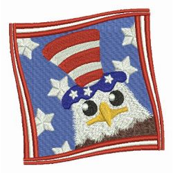 Patriotic Eagle 09 machine embroidery designs