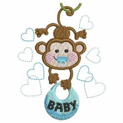 Baby Monkey 01 machine embroidery designs