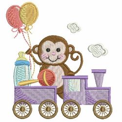 Baby Monkey 03 machine embroidery designs