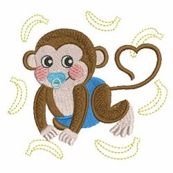 Baby Monkey 06 machine embroidery designs