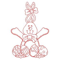 Redwork Happy Easter 10(Lg) machine embroidery designs