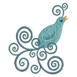 Decorative Bird 04 machine embroidery designs