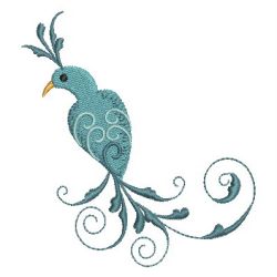 Decorative Bird 09 machine embroidery designs