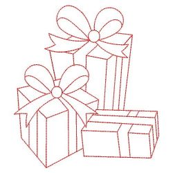 Redwork Simple Christmas 05(Lg)