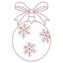 Redwork Simple Christmas 06(Lg)