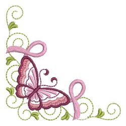 Fancy Pink Ribbon 09 machine embroidery designs