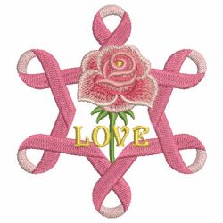 Fancy Pink Ribbon 13 machine embroidery designs