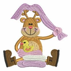 Bathing Reindeer 06 machine embroidery designs