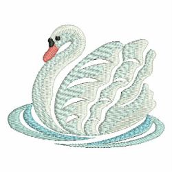 Lotus and Swan 04 machine embroidery designs