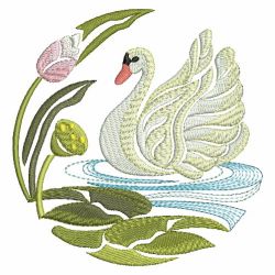 Lotus and Swan 10 machine embroidery designs