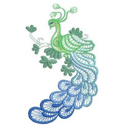 Artistic Peacock 01(Md) machine embroidery designs