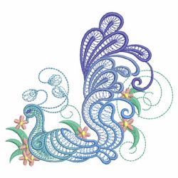 Artistic Peacock 02(Sm) machine embroidery designs