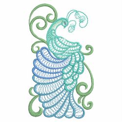 Artistic Peacock 12(Md) machine embroidery designs