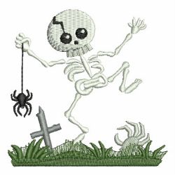 Halloween Skeleton 02 machine embroidery designs