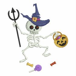 Halloween Skeleton 04 machine embroidery designs