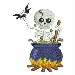 Halloween Skeleton 06 machine embroidery designs