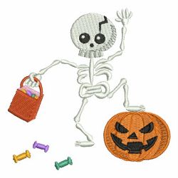 Halloween Skeleton 07 machine embroidery designs