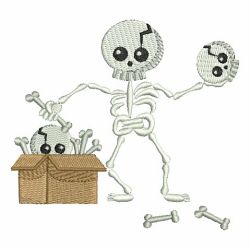 Halloween Skeleton 08 machine embroidery designs