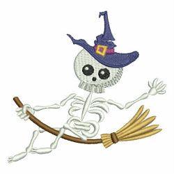 Halloween Skeleton 09 machine embroidery designs