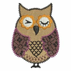 Crafty Owls 05 machine embroidery designs