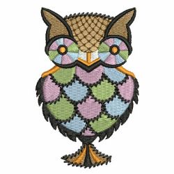 Crafty Owls 08 machine embroidery designs