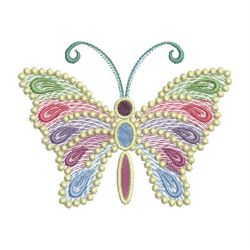 Fancy Colorful Butterfly 07 machine embroidery designs