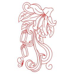 Redwork Lily 07(Lg)