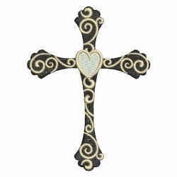 Assorted Fancy Crosses 1 machine embroidery designs