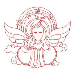 Redwork Angel 04(Lg) machine embroidery designs