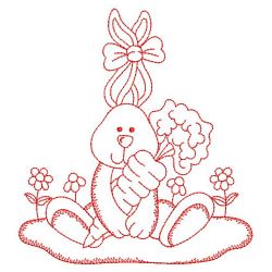 Redwork Easter Bunny 01(Sm) machine embroidery designs