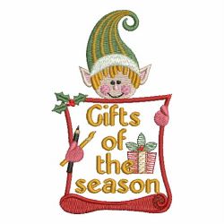 Cute Christmas Elf 11 machine embroidery designs