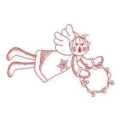 Redwork Folk Art Girl 06(Sm) machine embroidery designs