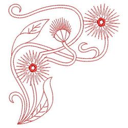 Redwork Australia Flowers 03(Lg) machine embroidery designs