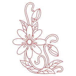 Redwork Australia Flowers 09(Md)