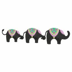 Assorted Elephant 1 machine embroidery designs