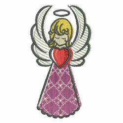 Colorful Angel machine embroidery designs