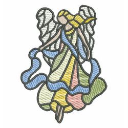 Colorful Angel 04 machine embroidery designs
