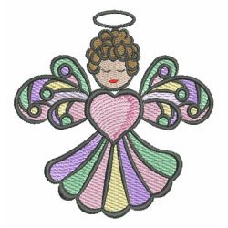 Colorful Angel 06 machine embroidery designs