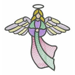 Colorful Angel 09 machine embroidery designs