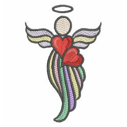 Colorful Angel 10 machine embroidery designs