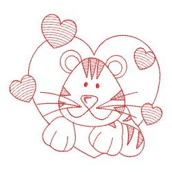 Redwork Baby Tiger 08(Lg)