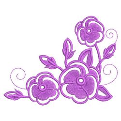 Assorted Simple Flowers 07(Sm) machine embroidery designs