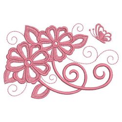 Assorted Simple Flowers 12(Lg) machine embroidery designs