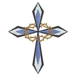Assorted Fancy Crosses 2 05 machine embroidery designs