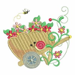 Beautiful Garden 04 machine embroidery designs