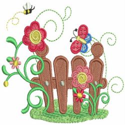 Beautiful Garden 07 machine embroidery designs