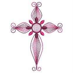 Rippled Crosses 03 machine embroidery designs
