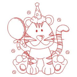 Birthday Baby Tiger 01(Sm) machine embroidery designs