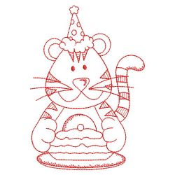 Birthday Baby Tiger 04(Sm) machine embroidery designs