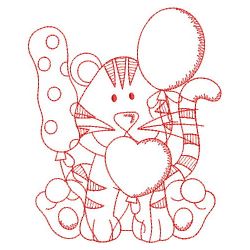 Birthday Baby Tiger 10(Lg) machine embroidery designs